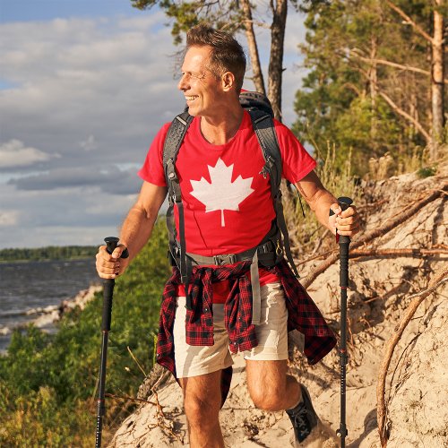 Canada Day Maple Leaf Patriotic Canadian Flag T_Shirt
