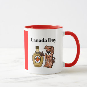 Canada Day Maple Syrup and Bacon Mug