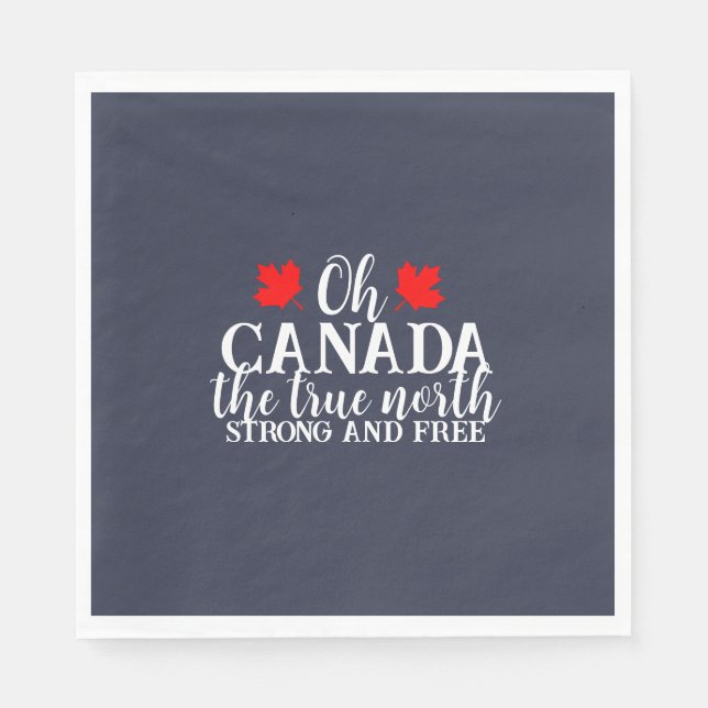 Canada Day  Napkins (Front)