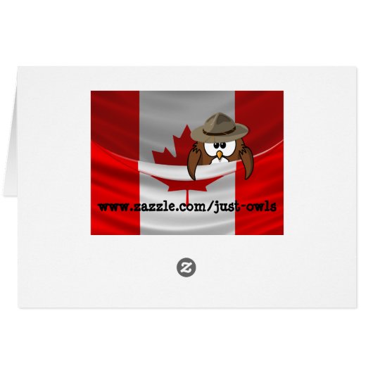 Canada Day owl (Back Horizontal)