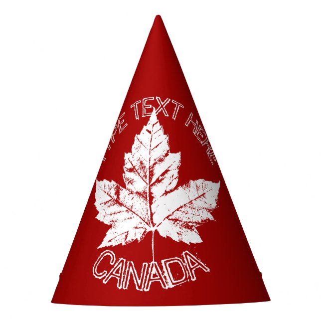 Canada Day Party Hats Personalized  (Front)