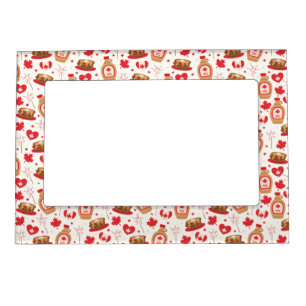 Canada Day Party Magnetic Picture Frame