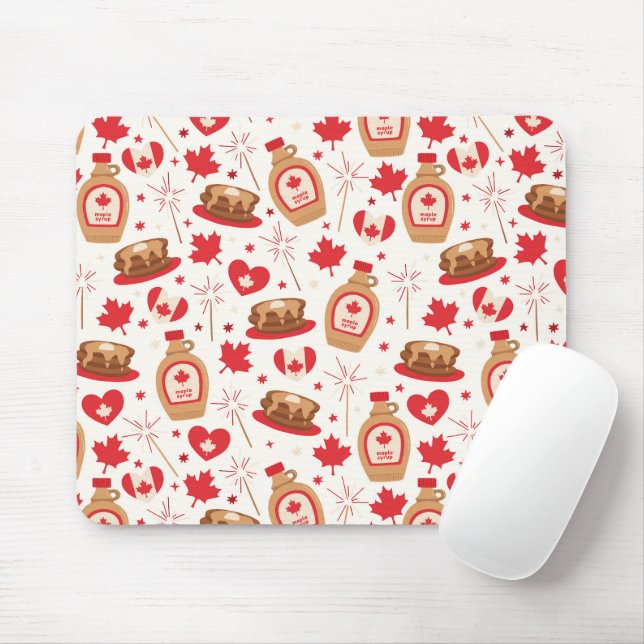 Canada Day Party Mouse Pad (With Mouse)