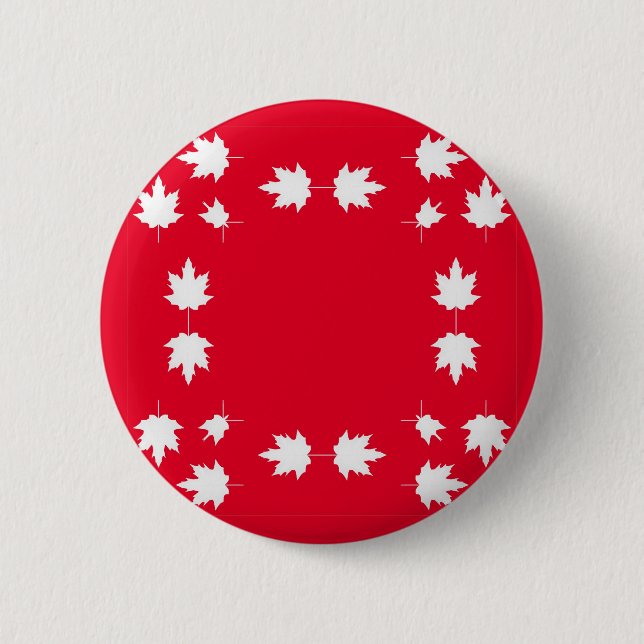 canada day pinback button (Front)