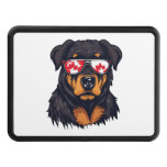Canada Day Rottweiler Hitch Cover