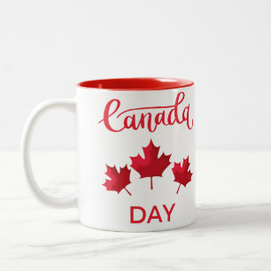 Canada Day Two-Tone Coffee Mug