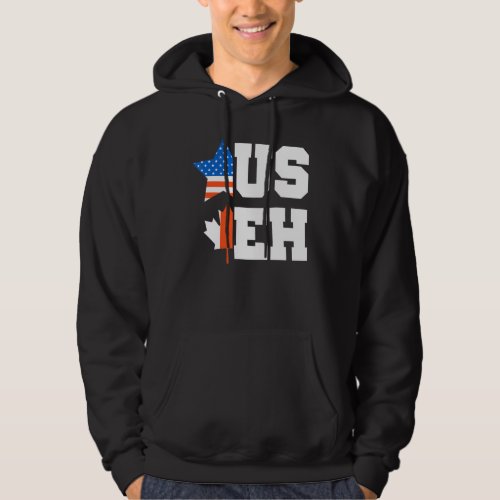 Canada Day Usa Canadian Citizen America Flag Canad Hoodie