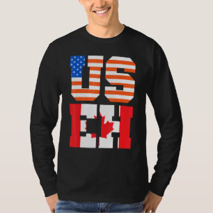 Canada Day Usa Canadian Citizen America Flag Canad T-Shirt