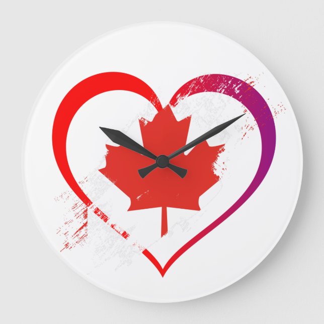 Canada Day Wall Clock (Front)