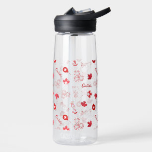 Canada Day Water Bottle