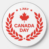 Canada Day Wreath Wireless Charger (Front)