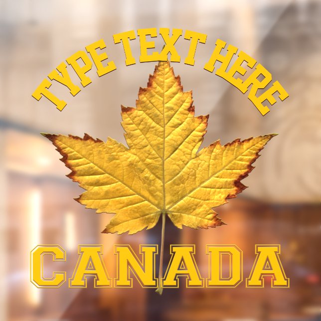 Canada Decal Sporty Custom Canada Window Stickers (Sheet 2)