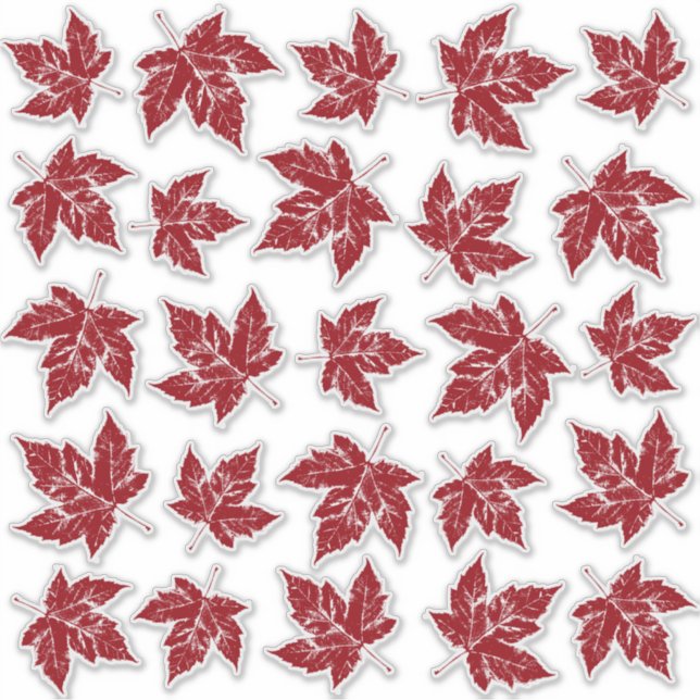 Canada Decals Maple Leaf Window Decal Stickers (Front)