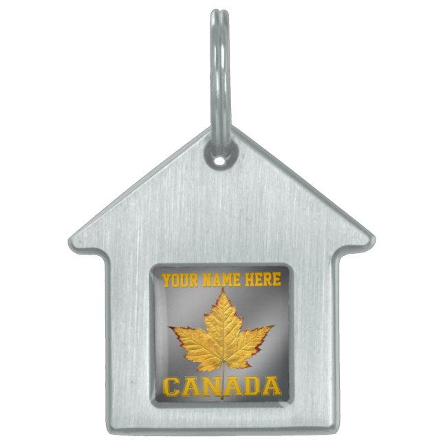 Canada Dog Tag Custom Canada Pet Tag Souvenirs (Front)