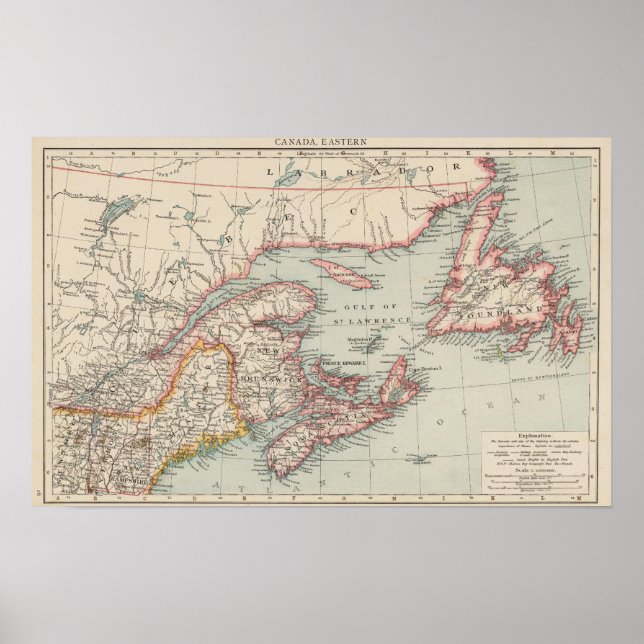 Canada Eastern Poster (Front)