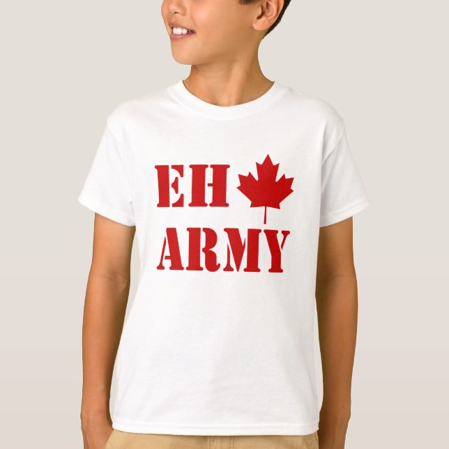 Canada Eh Army T-Shirt (Front)
