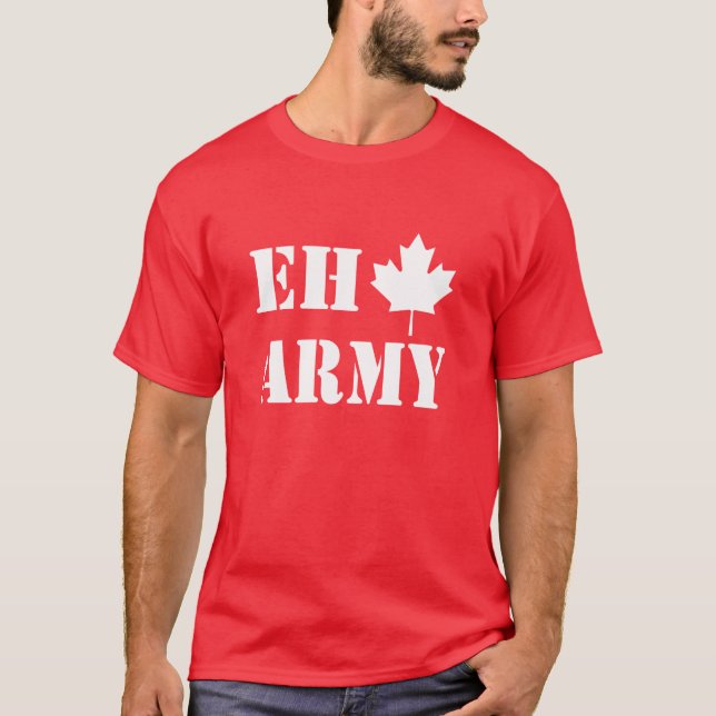 Canada Eh Army T-Shirt (Front)