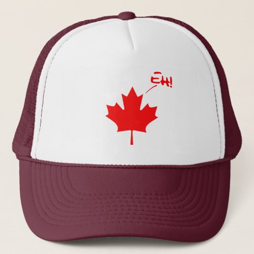 Canada Eh Funny Canadian Pride Trucker Hat