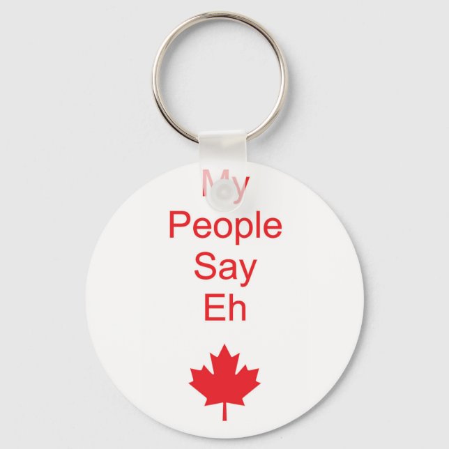 Canada eh keychain (Front)