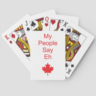 Canada eh poker cards