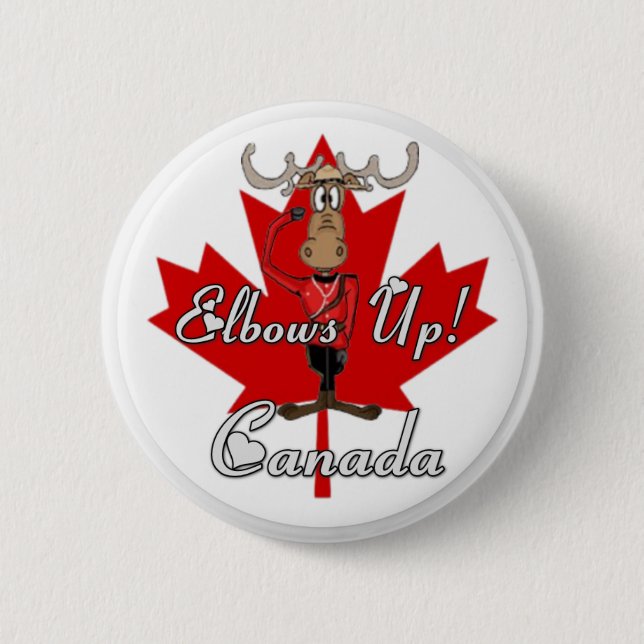 Canada Elbows Up Button (Front)