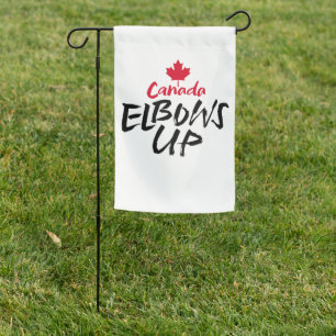 CANADA Elbows Up red maple is not for sale to USA Garden Flag