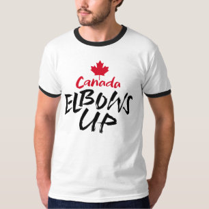 CANADA Elbows Up red maple is not for sale to USA T-Shirt