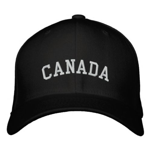 CANADA EMBROIDERED BASEBALL HAT