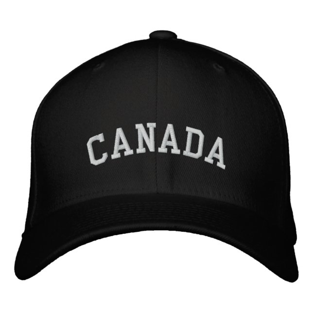 CANADA EMBROIDERED BASEBALL HAT (Front)