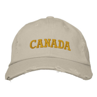 Canada Embroidered Baseball Hat