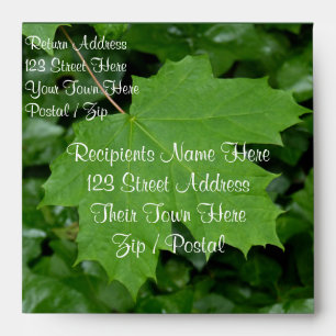 Canada Envelopes Personalized Maple Leaf Envelope