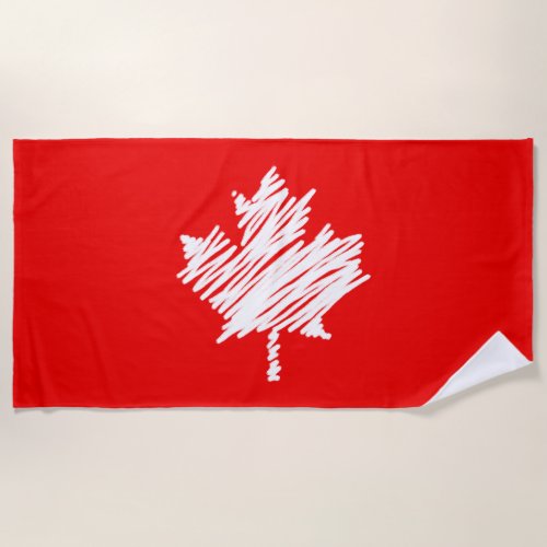 Canada Established 1867 150 Years Style Design Beach Towel
