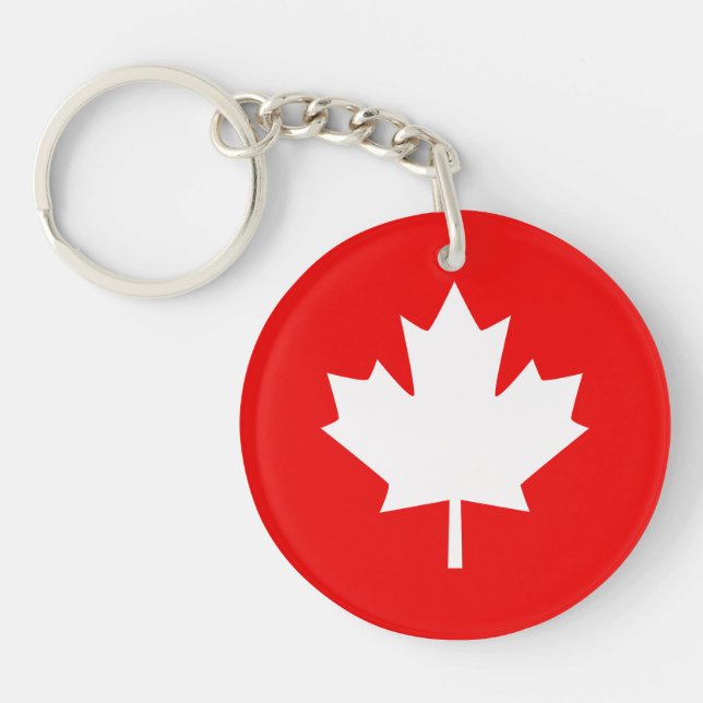 Canada Established 1867 150 Years Style Keychain (Front)