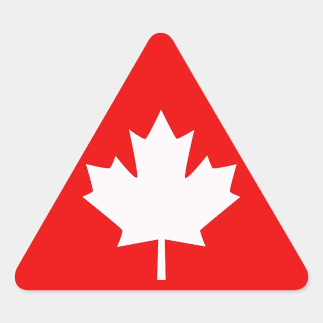 Canada Established 1867 150 Years Style Triangle Sticker (Front)