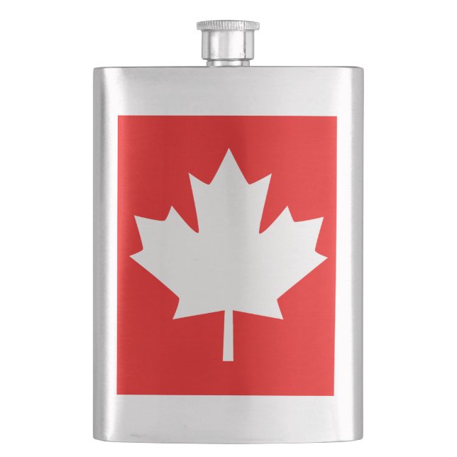 Canada Established 1867 Anniversary 150 Years Flask (Front)