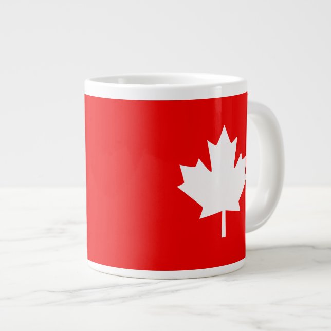 Canada Established 1867 Anniversary 150 Years Giant Coffee Mug (Front Right)
