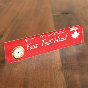 Canada Established 1867 Anniversary 150 Years Name Plate