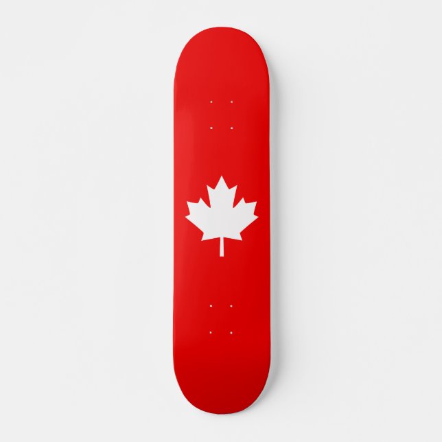 Canada Established 1867 Anniversary 150 Years Skateboard Deck (Front)