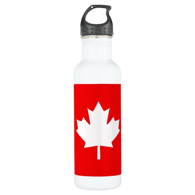 Canada Established 1867 Anniversary 150 Years Water Bottle (Front)