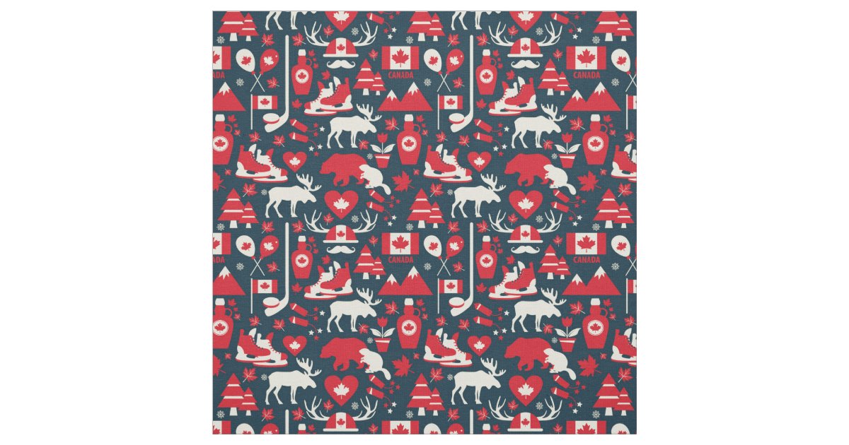 Canada Fabric Zazzle
