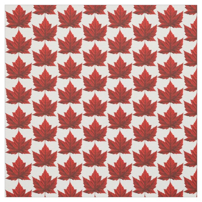 Canada Fabric Canada Flag Fabric Customized Fabric (Swatch)