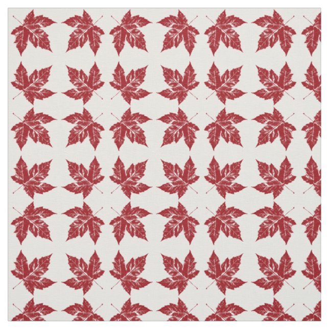 Canada Fabric Canada Flag Fabric Customized Fabric (Swatch)