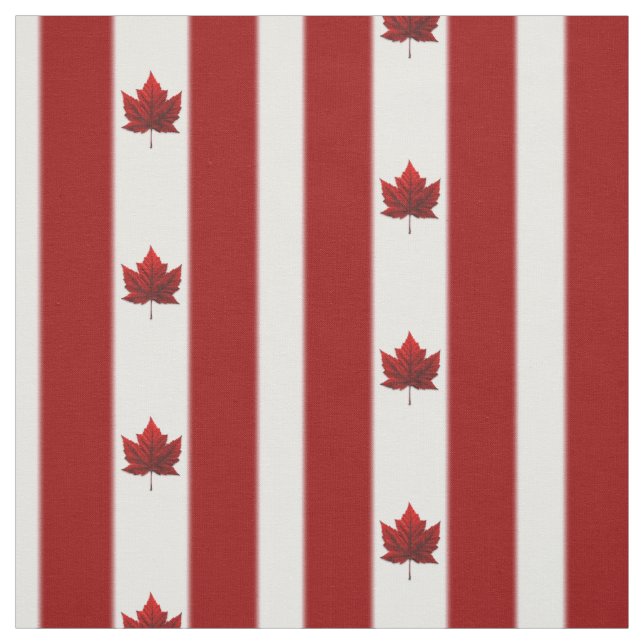 Canada Fabric Canada Flag Fabric Customized Fabric (Swatch)
