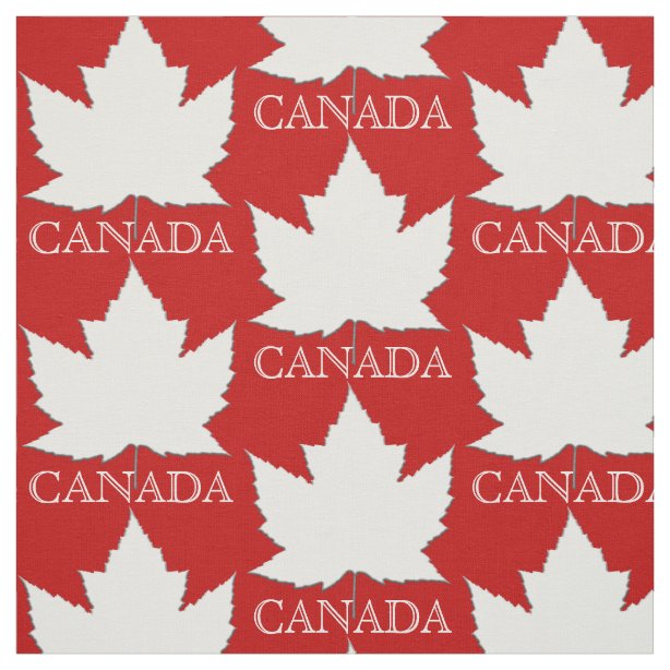 Canada Fabric Zazzle