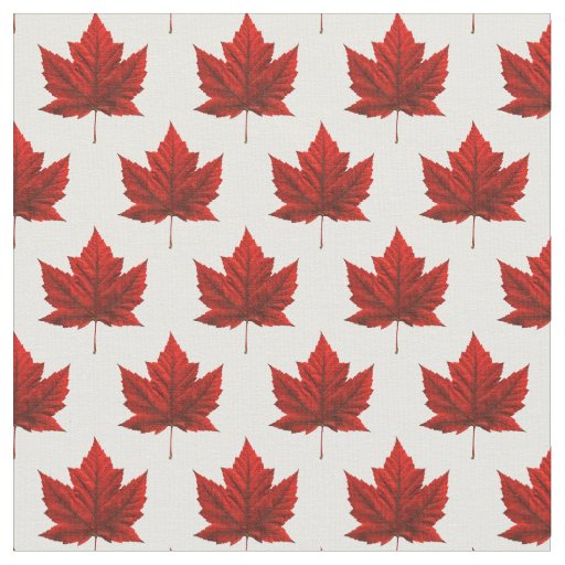 Canada Fabric Canada Maple Leaf Fabric Flag Fabric