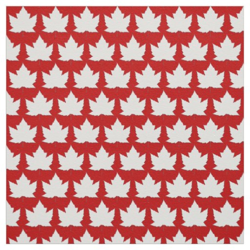 Canada Fabric Canada Maple Leaf Fabric Flag Fabric