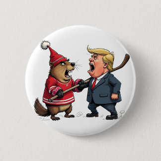 Canada fighting Trump Button