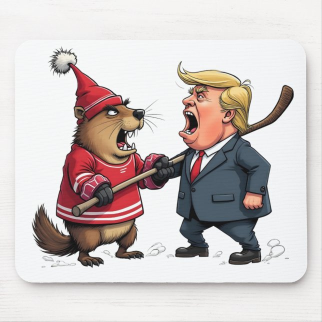 Canada fighting Trump Mouse Pad (Front)