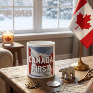 Canada first. Conservative Party Canada  Giant Coffee Mug