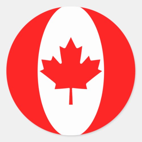 Canada Fisheye Flag Sticker